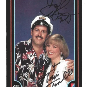 Captain & Tenille REAL SIGNED American Bandstand Collect-A-Card COA Autographed