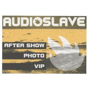 Audioslave 2002 Show Me How to Live Concert Tour VIP Backstage Pass