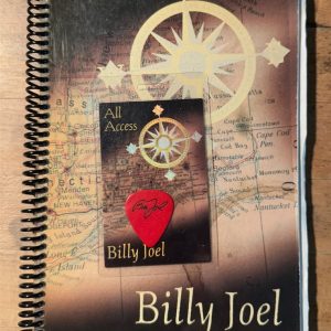 Billy Joel Tour Itinerary Guitar Pick and AA Backstage Pass Bundle - 1998 Tour