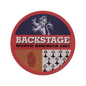 Bob Dylan 2001 Love and Theft Concert Tour Guest Backstage Pass