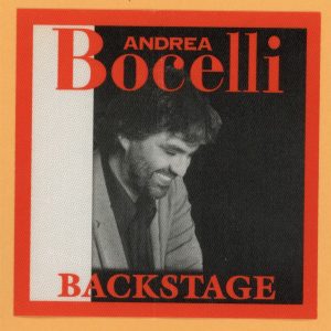 Andrea Bocelli Concert Tour Backstage Pass