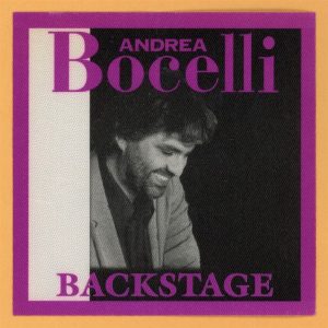 Andrea Bocelli Concert Tour Backstage Pass