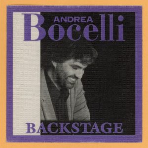Andrea Bocelli Concert Tour Backstage Pass