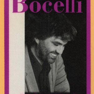 Andrea Bocelli Concert Tour WORKING Backstage Pass