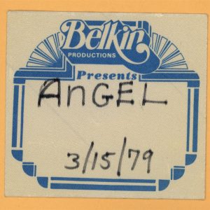 Angel 1979 Punky Meadows Concert Tour Backstage Pass