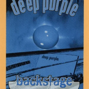 Deep Purple 2000 Abandon Concert Tour Backstage Pass