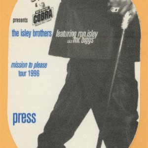 Isley Brothers 1996 Mission To Please Concert Tour PRESS Backstage Pass