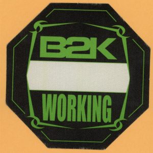B2K 2002 Concert Tour WORKING Backstage Pass