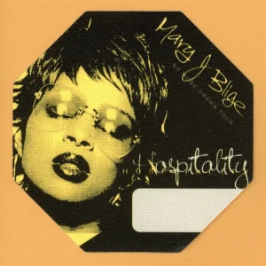 Mary J. Blige 2002 No More Drama Concert Tour HOSP Backstage Pass