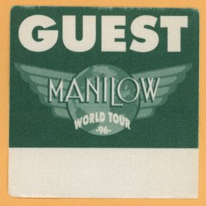 Barry Manilow 1996 Concert Tour GUEST Backstage Pass