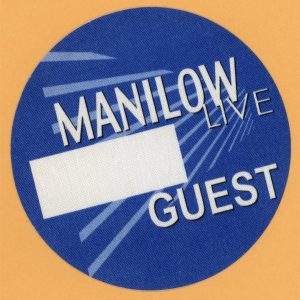 Barry Manilow 2001 LIVE Concert Tour ORCHESTRA Backstage Pass