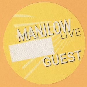 Barry Manilow 2001 LIVE Concert Tour ORCHESTRA Backstage Pass