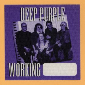 Deep Purple 2002 Bananas Concert Tour WORKING Backstage Pass