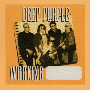 Deep Purple 2002 Bananas Concert Tour WORKING Backstage Pass