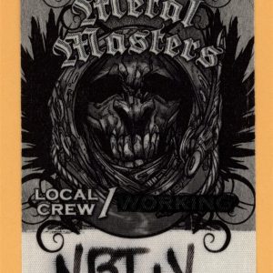 Metal Masters 2008 Judas Priest James Dio Concert Tour Backstage Pass