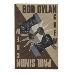 Bob Dylan 1999 Concert Tour Crew Backstage Pass