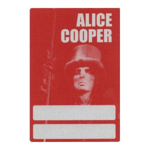 Alice Cooper 1997 Rock N' Roll Carnival Concert Tour Staff Backstage Pass