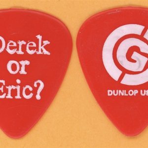 Guttermouth Eric Davis 2002 Derek or Eric? Tour Red Guitar Pick