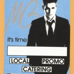 Michael Buble 2005 It's Time Concert Tour Backstage Pass