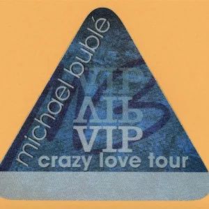 Michael Buble 2009 Crazy Love Concert Tour VIP Backstage Pass