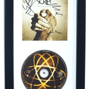 The Script REAL hand SIGNED Science & Faith CD Framed Display COA Autographed