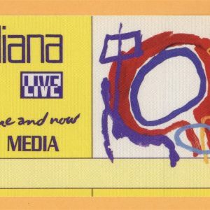 Diana Ross 1992 Here and Now Concert Tour MEDIA Backstage Pass