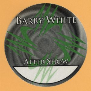 Barry White 1995 Icon Concert Tour AFTER SHOW Backstage Pass