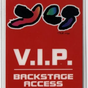 Yes 1994 Talk Concert Tour VIP Laminated Backstage Pass