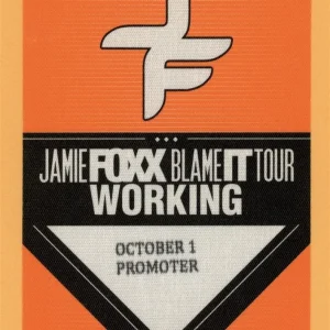 Jamie Foxx 1998 Blame IT Concert Tour WORKING Backstage Pass