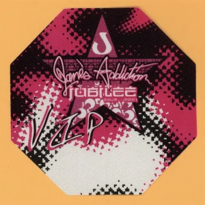 Jane's Addiction 2001 Concert Tour VIP Backstage Pass