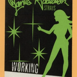 Jane's Addiction 2003 Strays Concert Tour WORKING Backstage Pass