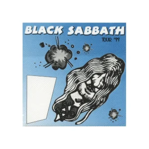 Black Sabbath 1999 Reunion Concert Tour Guest Backstage Pass