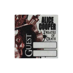 Alice Cooper 2009 Theatre of Death Concert Tour Guest Backstage Pass