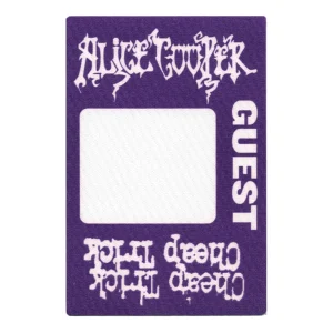 Alice Cooper 2005 Cheap Trick Dirty Diamonds Concert Tour Guest Backstage Pass