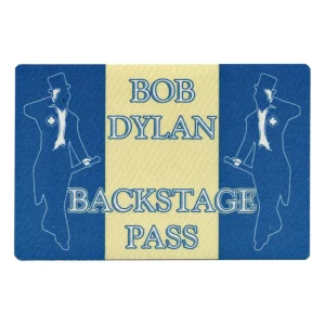 Bob Dylan 1995 Concert Tour Backstage Pass