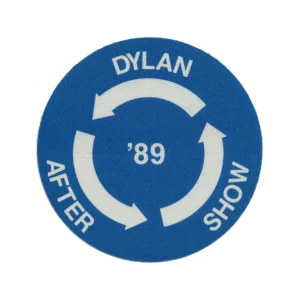 Bob Dylan 1989 Oh Mercy Concert Tour After Show Backstage Pass