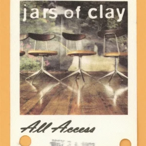 Jars of Clay 2003 Who We Are Instead Concert Tour ALL ACCESS Backstage Pass