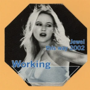 Jewel 2002 This Way Concert Tour WORKING Backstage Pass