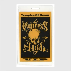 Cypress Hill 1995 Temples of Boom Concert Tour VIP Laminated Backstage Pass