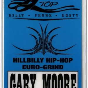 ZZ Top 2002 Hillbilly Hip Hop Tour w/ Gary Moore Laminated Backstage Pass