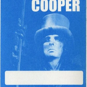 Alice Cooper 1997 Rock N' Roll Carnival Concert Tour Working Backstage Pass