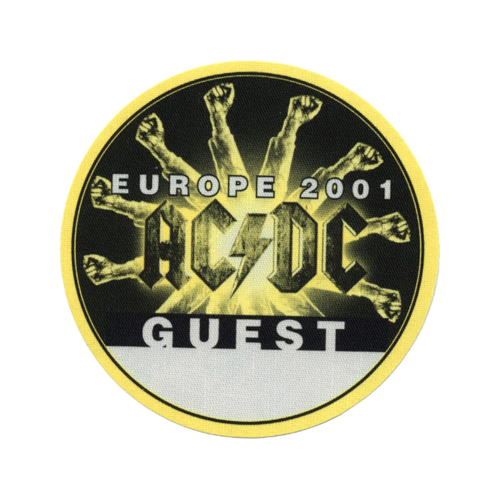 AC/DC 2001 Stiff Upper Lip Concert Tour Guest Backstage Pass - EU ...