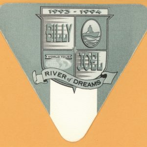 Billy Joel 1993 River of Dreams Concert Tour After Show Backstage Pass