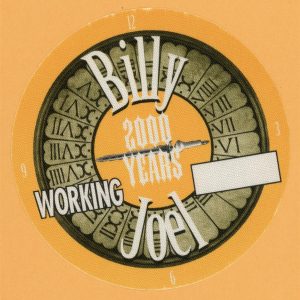 Billy Joel 2000 Years Millennium Concert Tour Working Backstage Pass