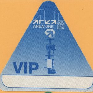 Outkast, Incubus & Moby 2001 Area One Concert Tour VIP Backstage Pass