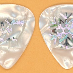 Aerosmith Joe Perry Snowflake Vintage Guitar Pick - 2018 Happy Holidays Tour