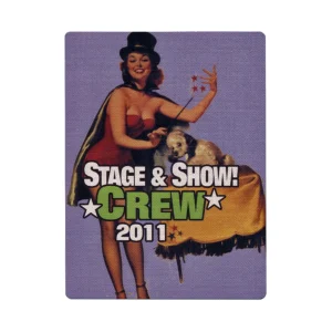 Bob Dylan 2011 Concert Tour Crew Backstage Pass