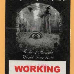 Dream Theater 2004 Train of Thought Concert Tour WORKING Backstage Pass