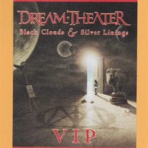 Dream Theater 2009 Black Clouds Concert Tour VIP Backstage Pass
