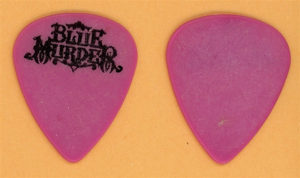 Blue Murder John Sykes Thin Lizzy Vintage Guitar Pick 1989 Us Tour